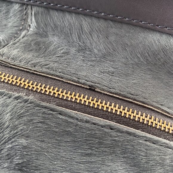 Tod's Kate Easy Piccola Giorno Calf Hair Haircalf Leather Mini Satchel Lock Bag - Picture 15 of 16